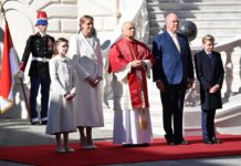 El papa León XIV realiza su primera visita a Mónaco