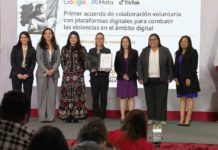 Gobierno firma primer acuerdo con Google, Meta y TikTok para combatir violencia digital contra las mujeres