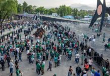 Detienen a revendedores en las inmediaciones del Estadio Banorte durante el partido México vs Portugal