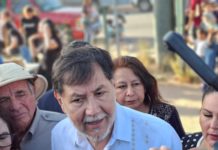 Fernández Noroña destaca avances en seguridad en Sinaloa