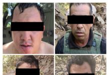 Detenidos diez presuntos miembros de célula delictiva en Durango