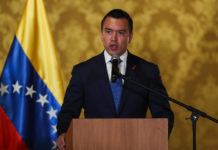 Noboa denuncia incursión de guerrilleros colombianos en Ecuador