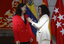 María Corina Machado es galardonada con la Medalla de Oro de Madrid