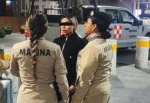 Detención de mujer colombiana con cocaína en el AICM