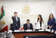 Roberto Velasco se presenta ante el Senado para su ratificación en la SRE