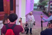 Dron cae durante manifestación por la paz en Culiacán