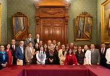 Gobernadora Yeraldine Bonilla se reunió con Claudia Sheinbaum en Palacio Nacional
