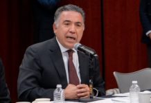 Inzunza no asiste a Comisión Permanente tras acusaciones en EE.UU.