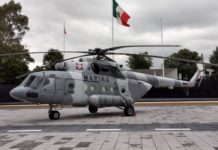 Aterrizaje de emergencia de helicóptero de la Marina en Mazatlán
