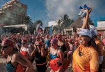 Inicia El Cruce 2026 en Cancún, una de las competencias de natación más relevantes del mundo
