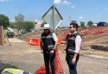 Supervisan avances en el Boulevard Agricultores y Malecón de Culiacán