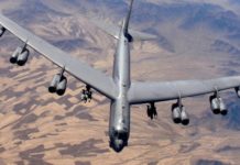 Accidente de un B-52 de la Fuerza Aérea en California