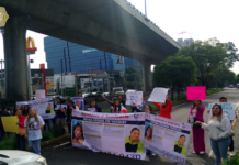 Bloqueo en el Periférico por la búsqueda de Fátima Ozoara, desaparecida hace más de una semana