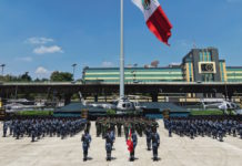 Inauguración del moderno Cuartel General de la Fuerza Aérea Mexicana