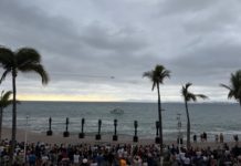 Impresionante exhibición de las Águilas Aztecas en el aniversario de Puerto Vallarta