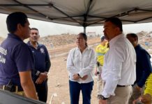 Avanza la Contención del Incendio en el Basurón Municipal de Culiacán