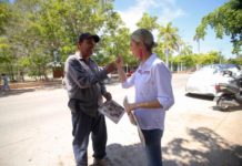 Estrella Palacios promueve la Cuarta Transformación en Ahome