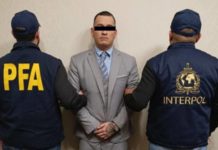 Detenido en Argentina el mexicno Rodolfo Aguirre Covarrubias por narcotráfico