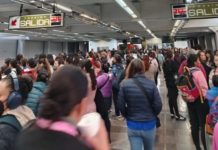 Lluvias provocan marcha de seguridad en el Metro CDMX